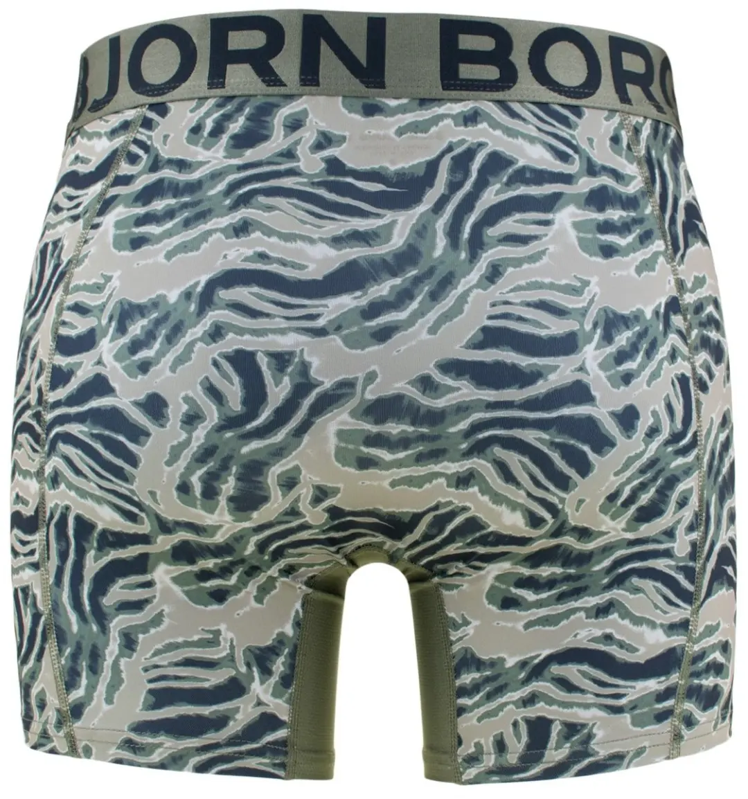 Björn Borg Heren Boxers - 2P Lichtgewicht Microfiber - Groen XXL