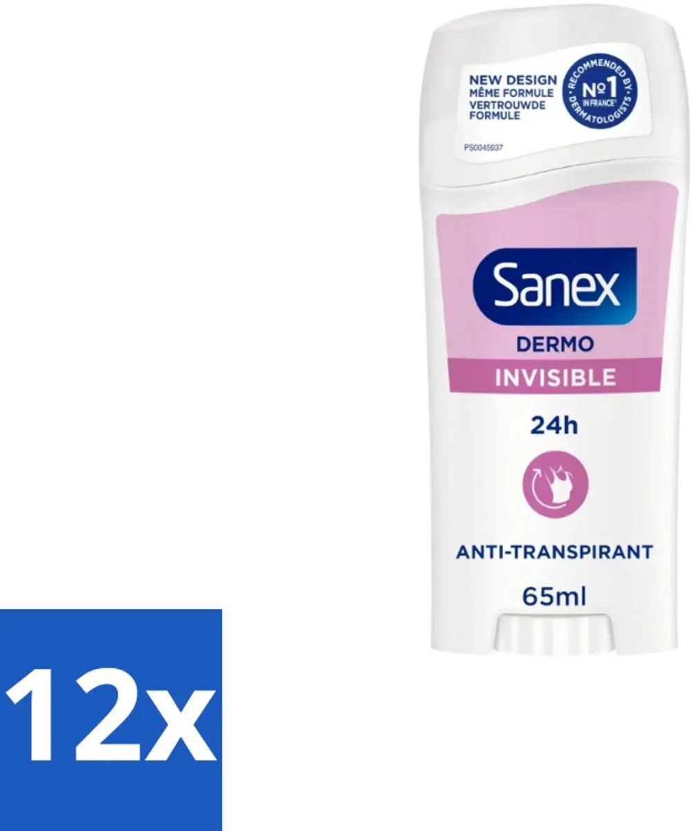 Sanex Dermo Invisible Deodorant Stick 65ml