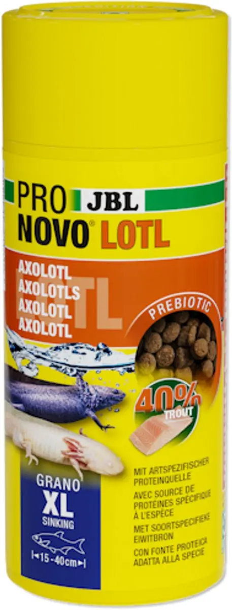 JBL Pronovo Lotl XL Axolotl Voer 250ml