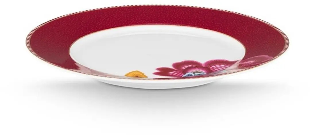 Pip Studio Blooming Tales Ontbijtset 3-delig - Porselein - Rood