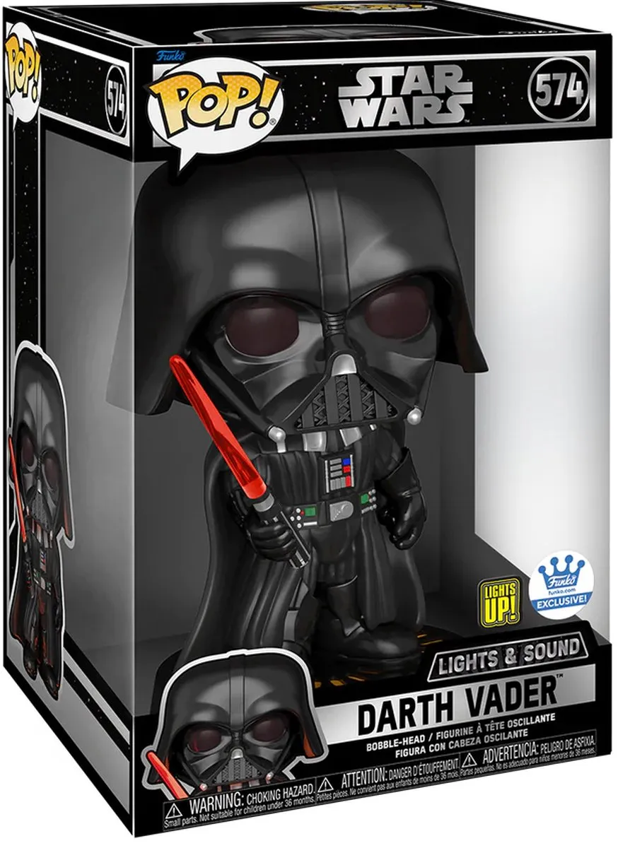 Funko Pop! Star Wars Darth Vader XXL 10" - Licht & Geluid - afbeelding 4 van 4