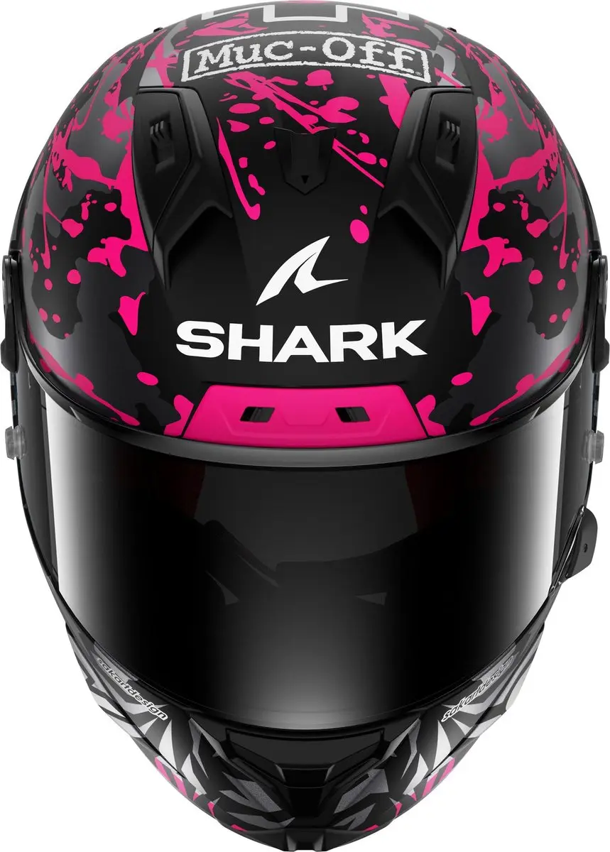 Shark Aeron GP FIM 2 Replica Carbon Helm - Maat S - Violet/Zwart