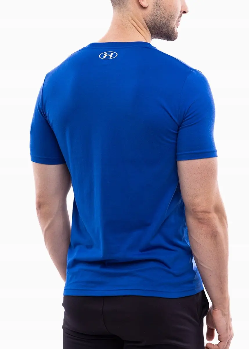 Under Armour Heren Sportshirt - Blauw - Katoen S
