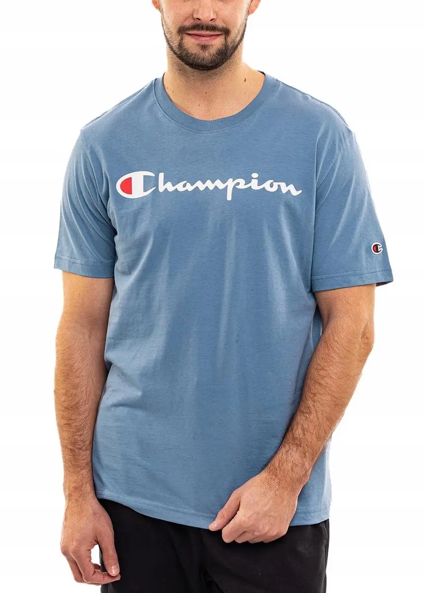 Champion Heren Sportshirt - Blauw - M - afbeelding 3 van 4