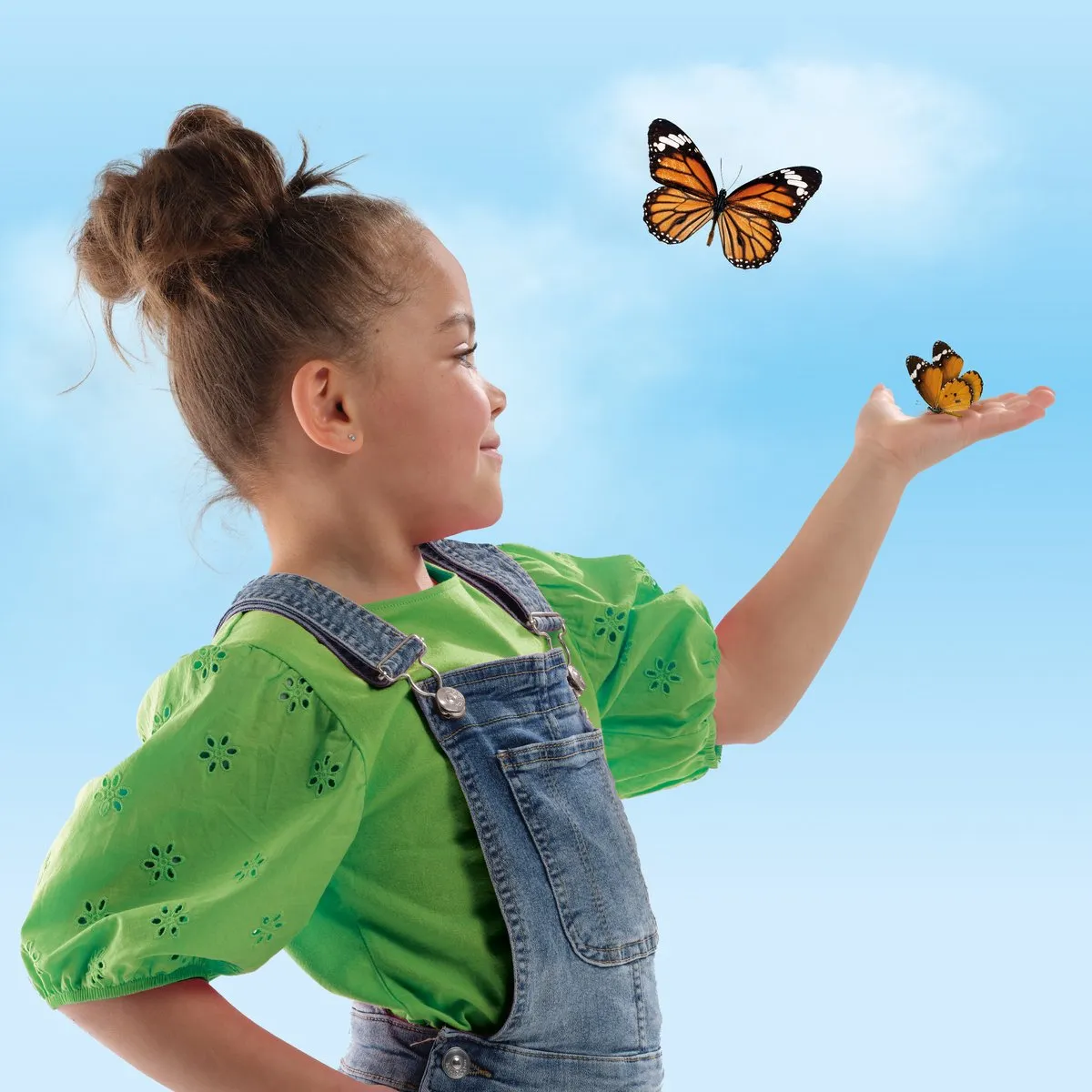 SES Creative Vlinderhotel - Houten insectenhotel met stickers