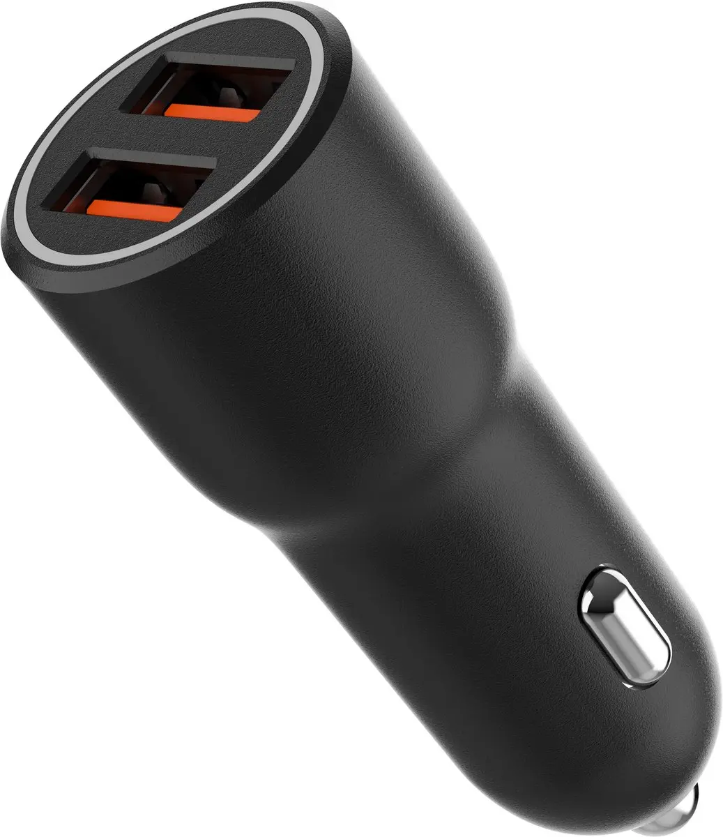 Gembird TA-UC-A2QC36-CAR-01 Auto Oplader 36W - Zwart