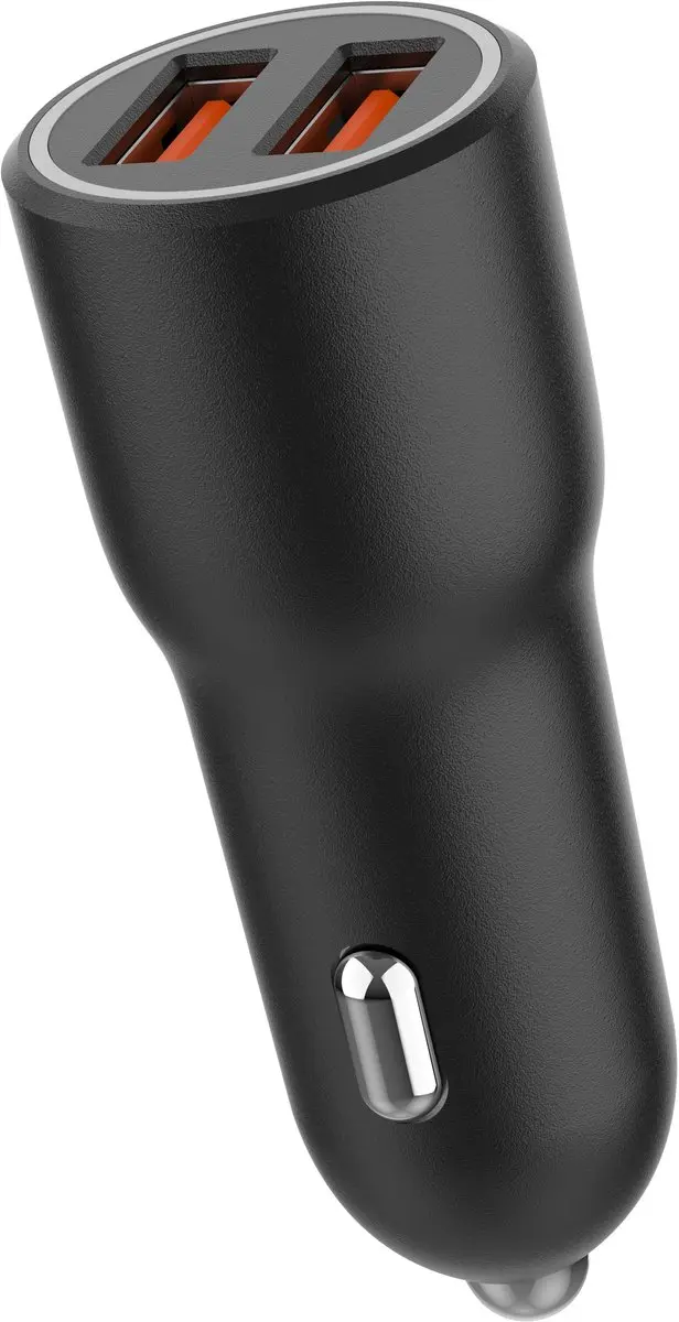 Gembird TA-UC-A2QC36-CAR-01 Auto Oplader 36W - Zwart