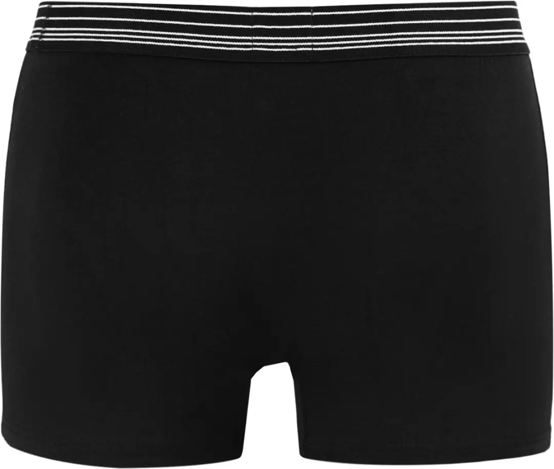 Mustang Bokser - Zwart/Blauw - 6 Stuks