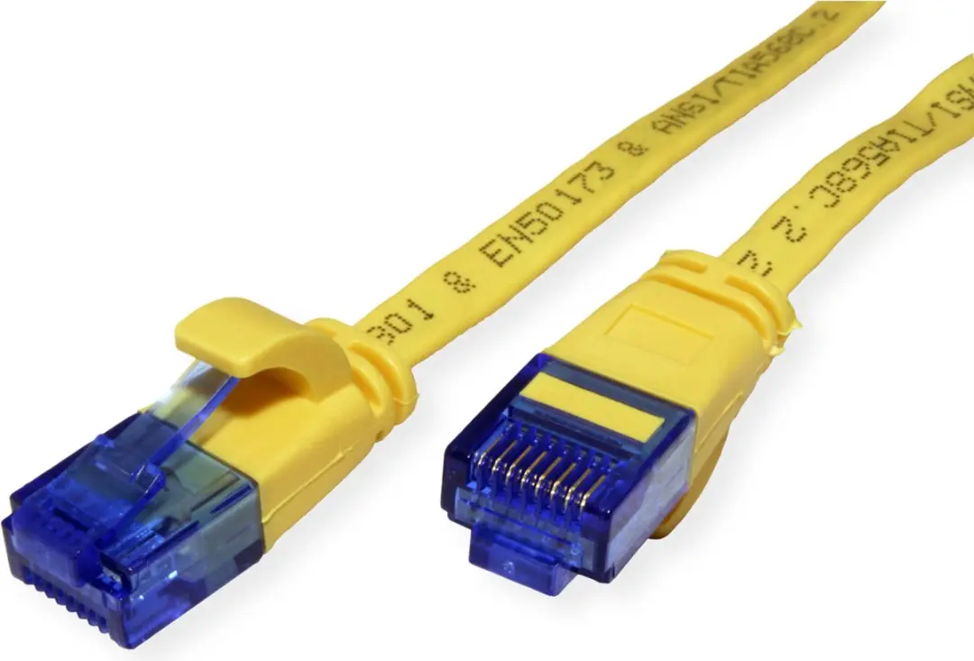 Value UTP Patchkabel Cat.6A Extra Plat Geel 2m