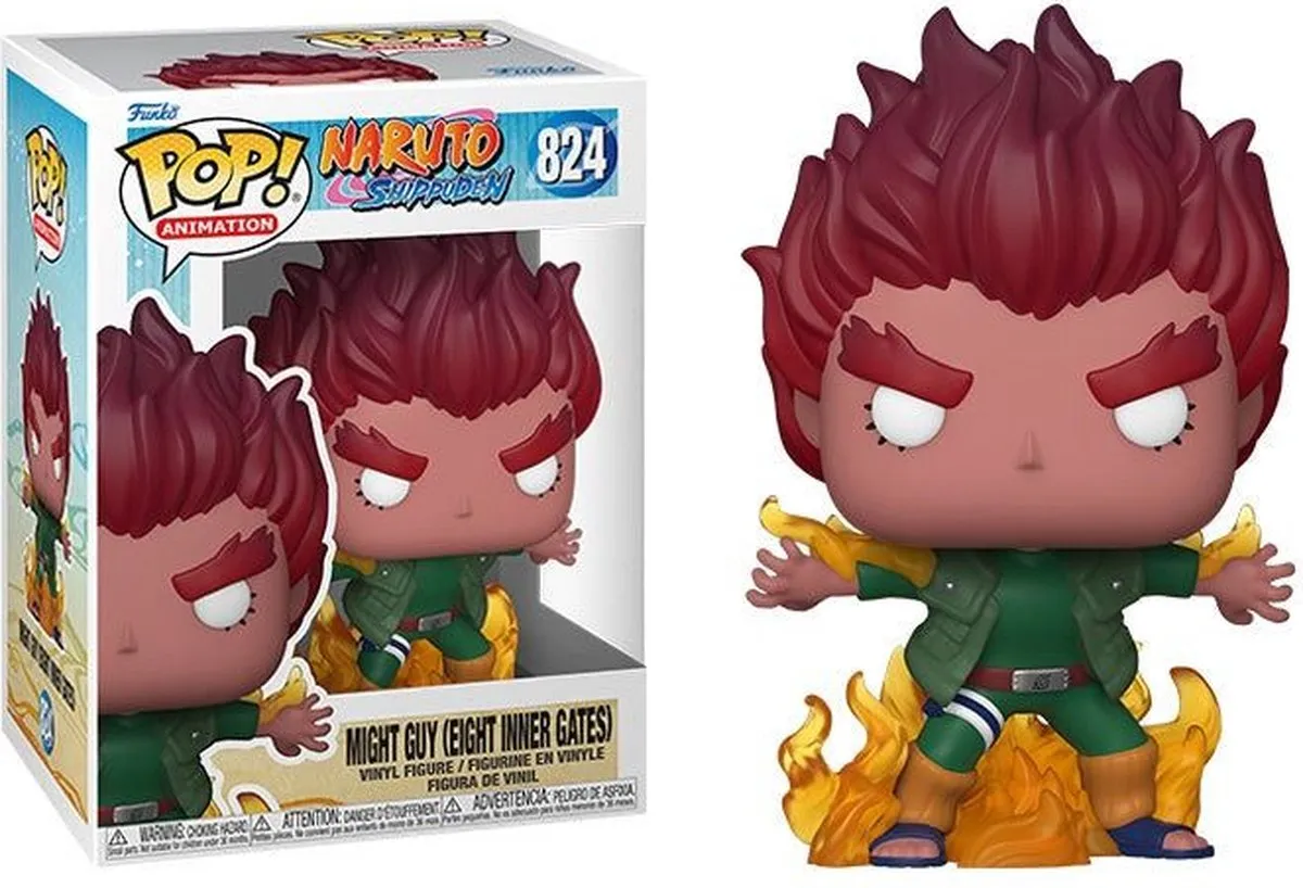 Funko Pop! Might Guy Eight Inner Gates Naruto Shippuden Figuur - 9cm - afbeelding 4 van 4