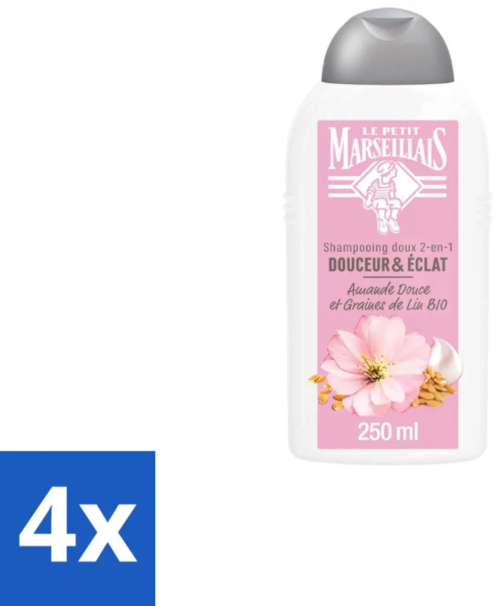 Le Petit Marseillais Amande Douce & Graines de Lin Bio Shampoo 250ml