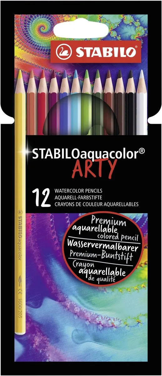 STABILO aquacolor ARTY Aquarel Kleurpotloden