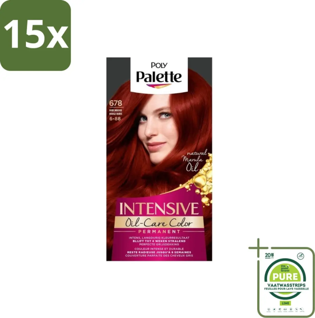 Schwarzkopf Poly Palette Haarverf 678 Robijnrood