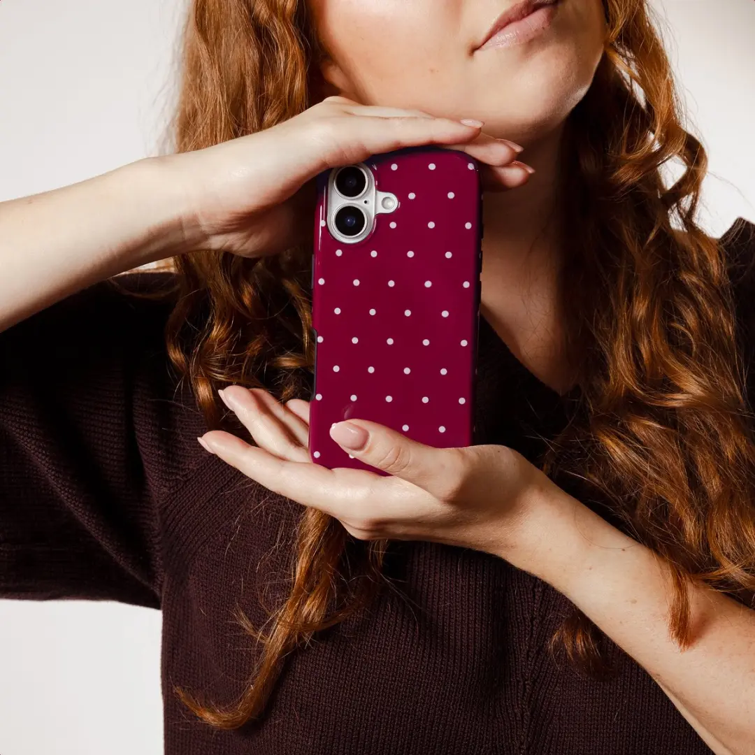 Selencia Hoesje SH00100272 - Samsung Galaxy S26 FE - Magnetische Ring - Donkerrood