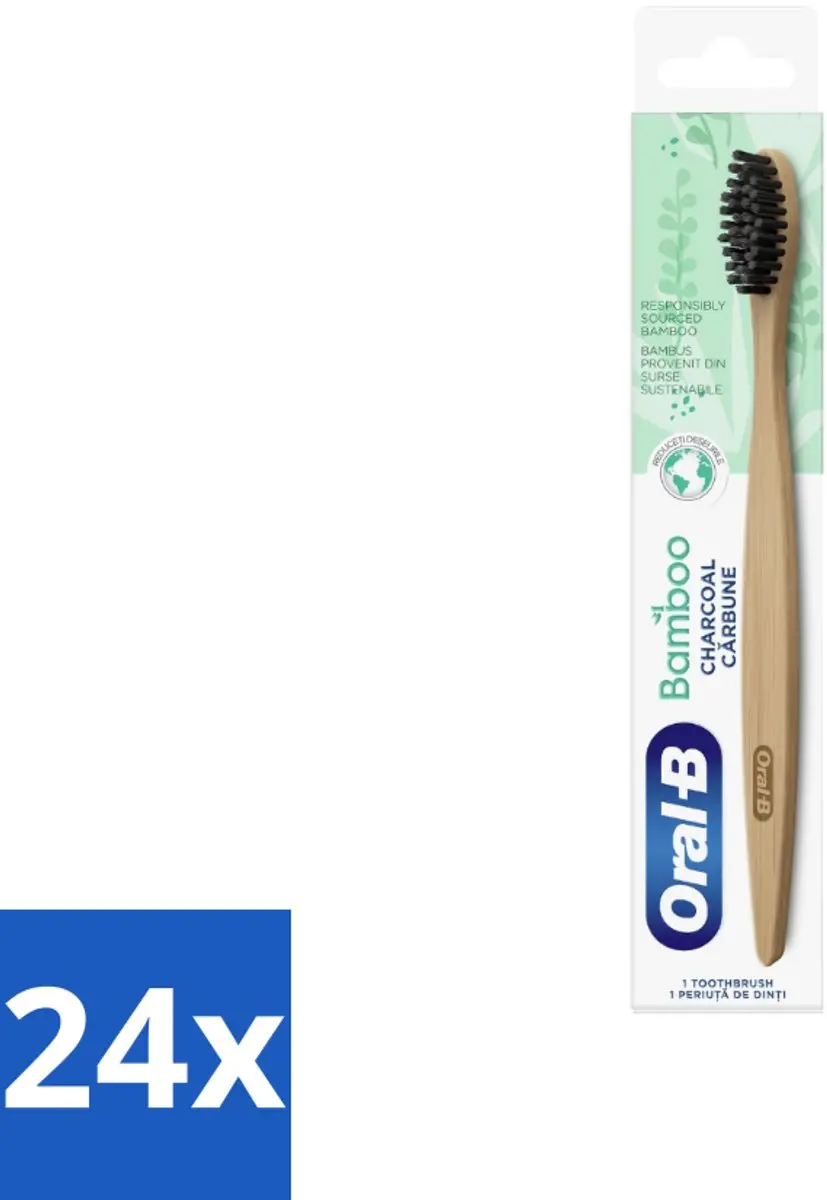 Oral-B Bamboe Tandenborstel Houtskool