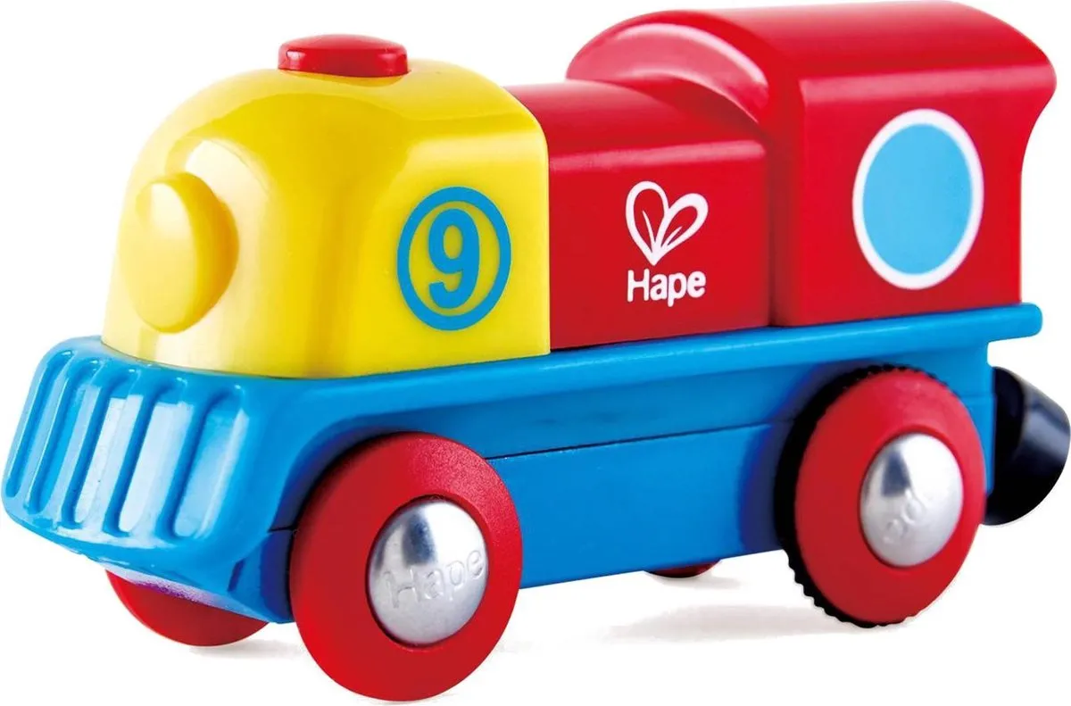 Hape Dappere Kleine Locomotief E3820 - Veelkleurig - afbeelding 6 van 6