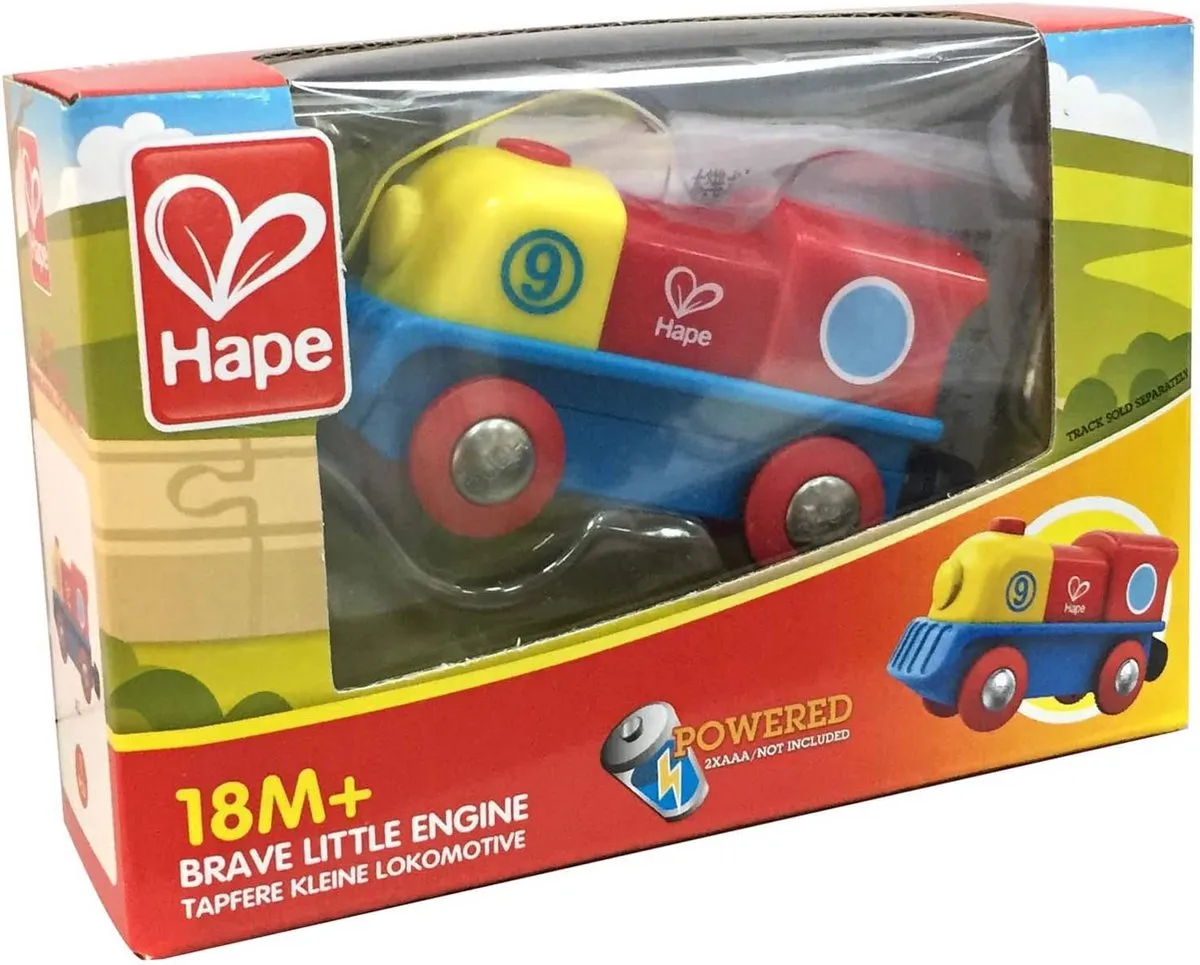 Hape Dappere Kleine Locomotief E3820 - Veelkleurig
