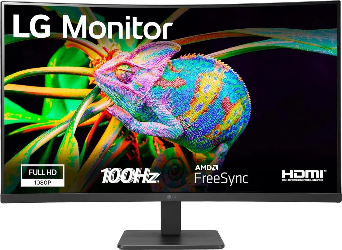 LG 32MR50C-B Curved Monitor 32 inch - Full HD - 100Hz
