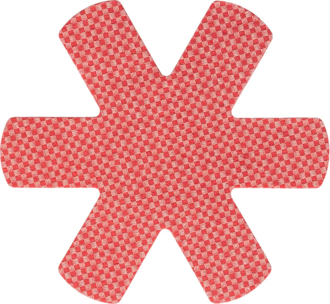 KitchenAid Pannenbeschermers Rood - Ø34cm - 2 Stuks