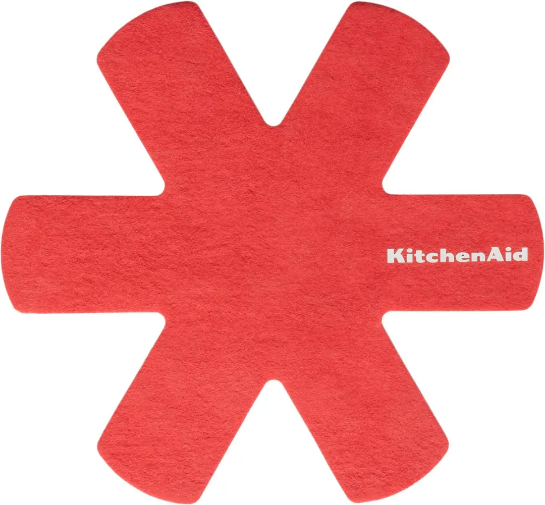 KitchenAid Pannenbeschermers Rood - Ø34cm - 2 Stuks