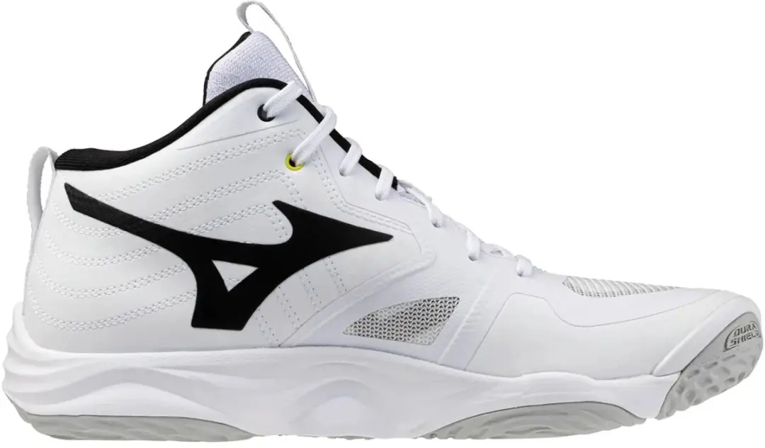 Mizuno Wave Momentum Elite Mid Indoor Schoenen 43 - Wit/Zwart/Rood