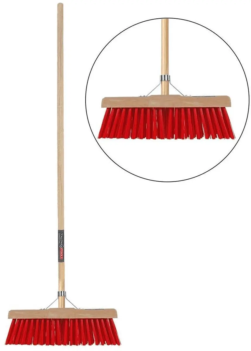 Talen Tools Stadsbezem Kunststof 45cm - Meerkleurig