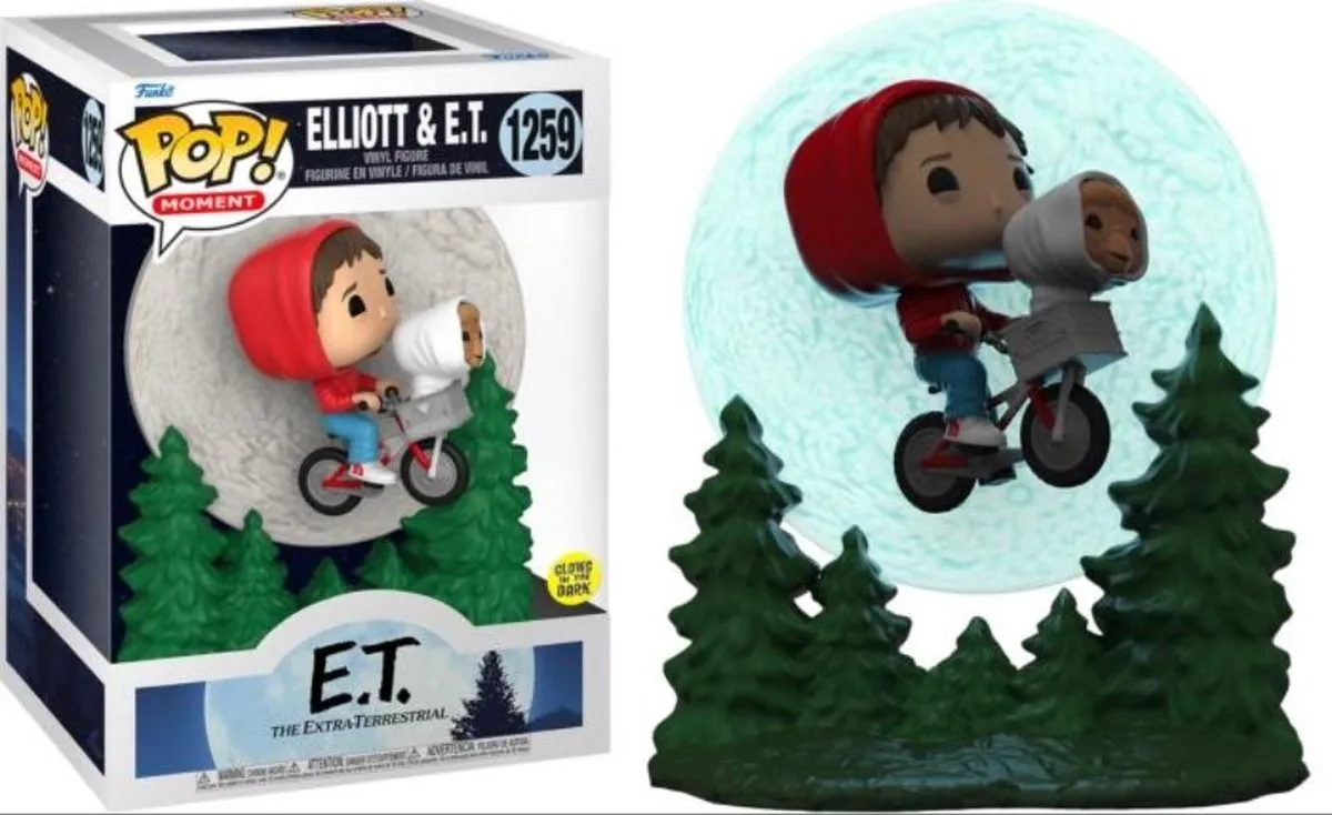 Funko POP! E.T. & Elliott Glow-in-the-Dark Verzamelfiguur - 9cm - Multicolor