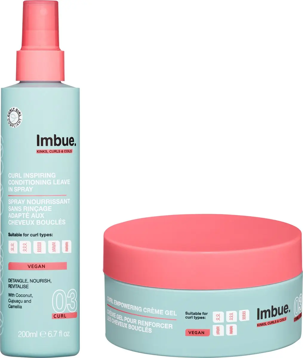 Imbue Curl Conditioning Leave-in Spray & Haargel