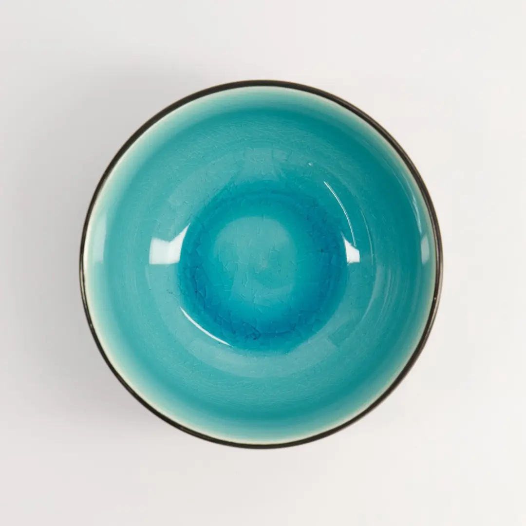 Tokyo Design Studio Glassy Turquoise Kom 600ml - Turquoise