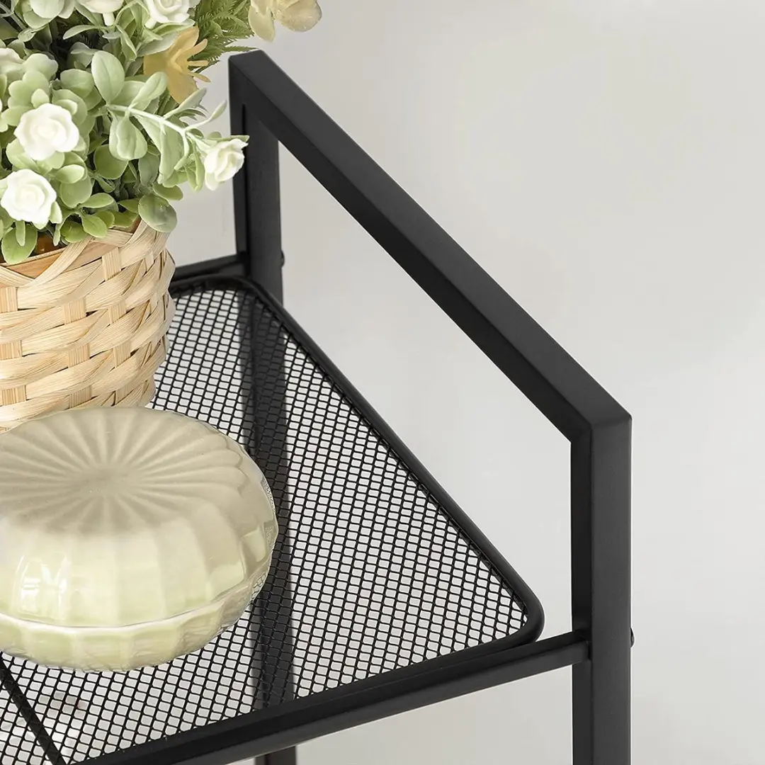 Songmics Badezimmerregal BSC034B01 - 4 Verstellbare Ebenen - Zwart
