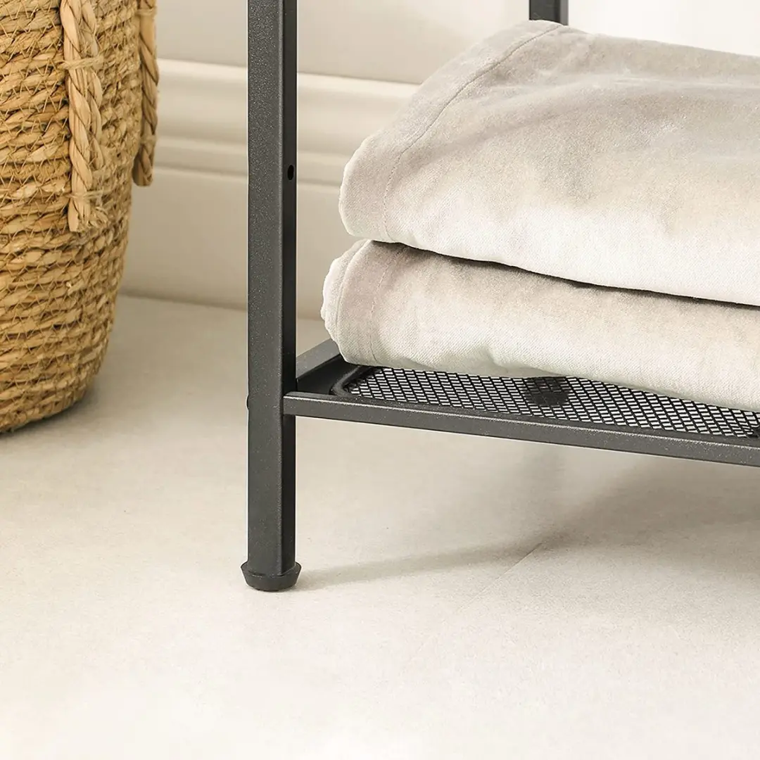 Songmics Badezimmerregal BSC034B01 - 4 Verstellbare Ebenen - Zwart
