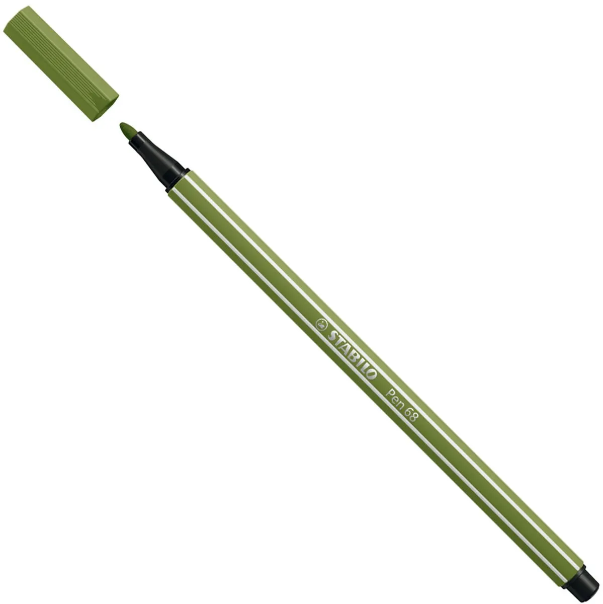 STABILO Pen 68 Mosgroen Viltstift