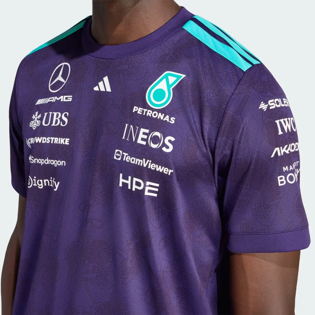 Adidas Performance AMG Petronas F1 Vanda Bloom Shirt - S - Paars