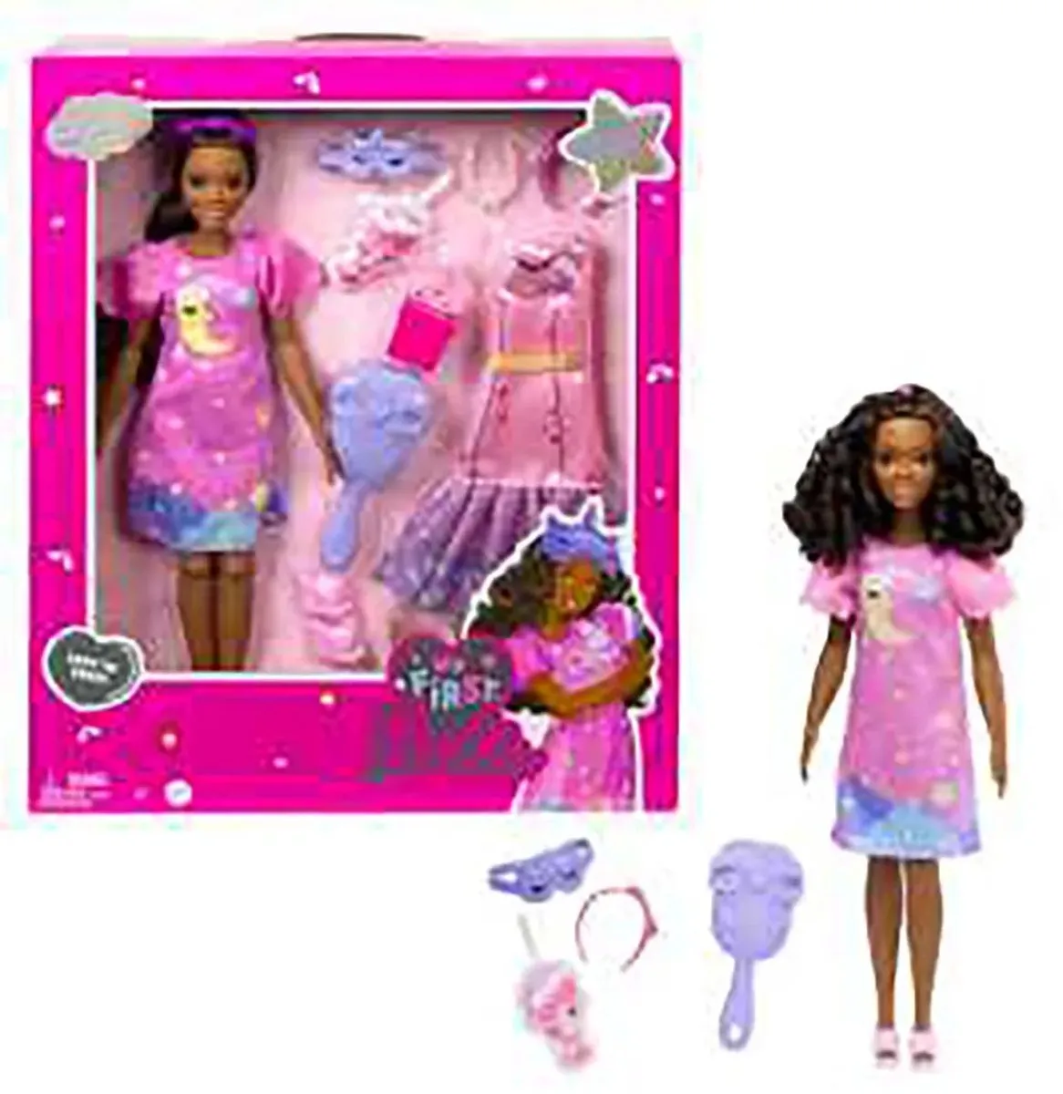 Barbie My First Pop HMM67 - Roze jurk