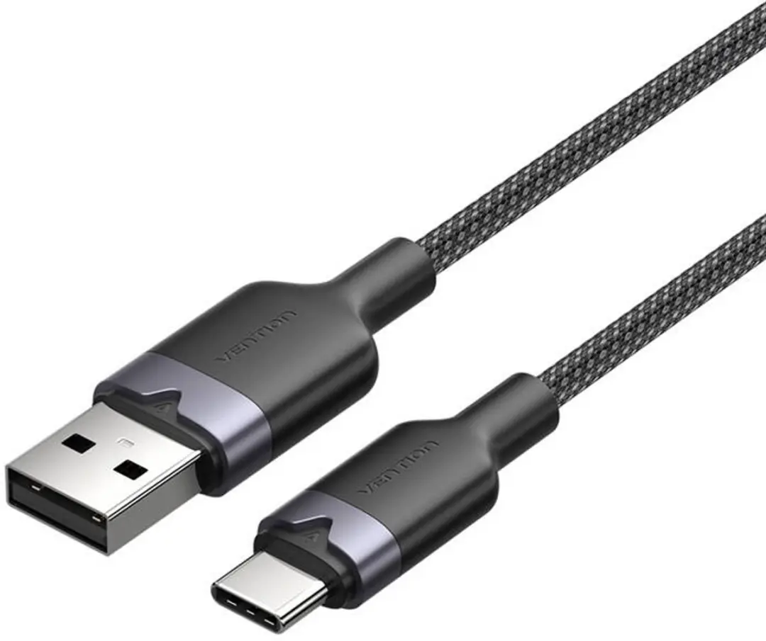 Vention USB 2.0 A naar USB-C 3A Snellaadkabel 1m