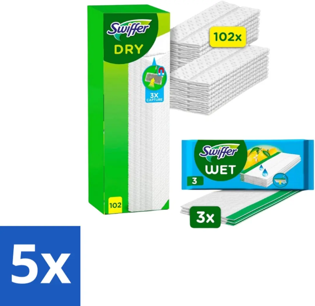 Swiffer Dry Navullingen 125 Stuks