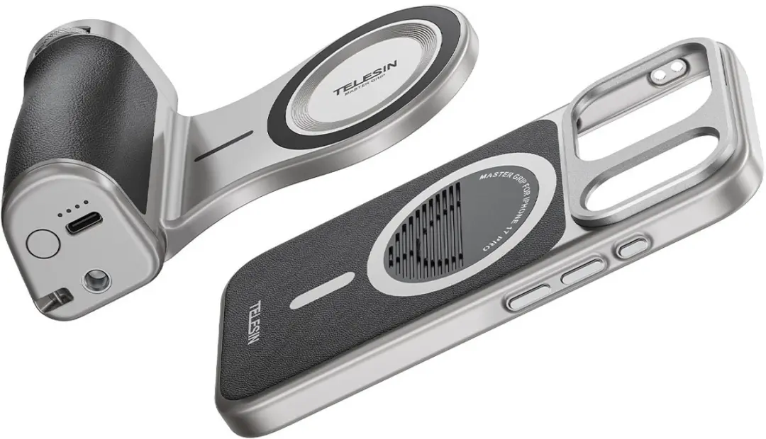 Telesin Master Grip iPhone 17 Pro Max Kit - Powerbank & Ringlamp