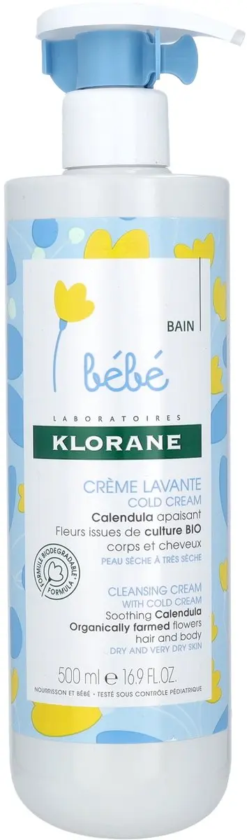 Klorane Bébé Crème Lavante 500ml