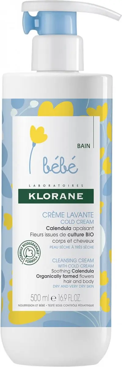 Klorane Bébé Crème Lavante 500ml