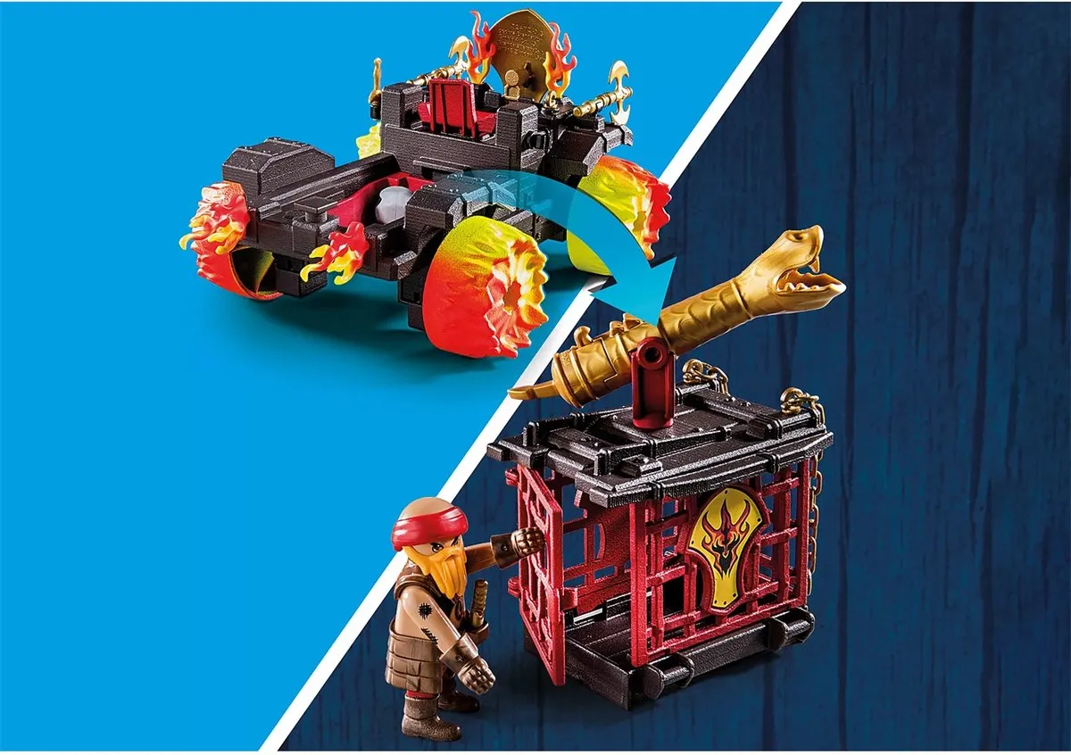 Playmobil Novelmore Burnham Raiders Vuurgevechtwagen 71299 - Meerkleurig