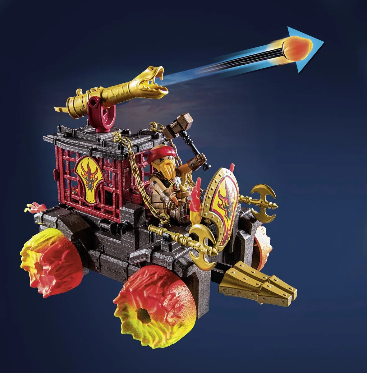 Playmobil Novelmore Burnham Raiders Vuurgevechtwagen 71299 - Meerkleurig