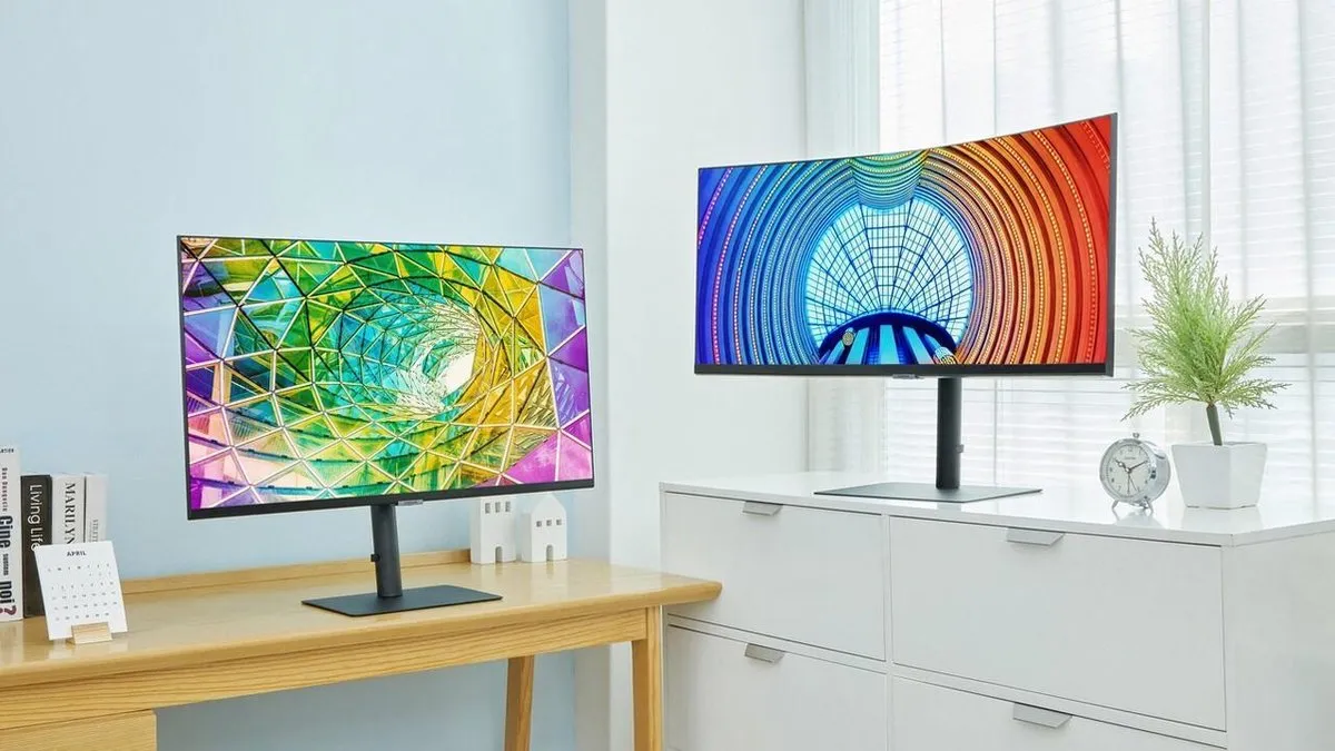Samsung S60UA LS24A600UCUXEN Monitor 24" QHD IPS 75Hz - afbeelding 6 van 6