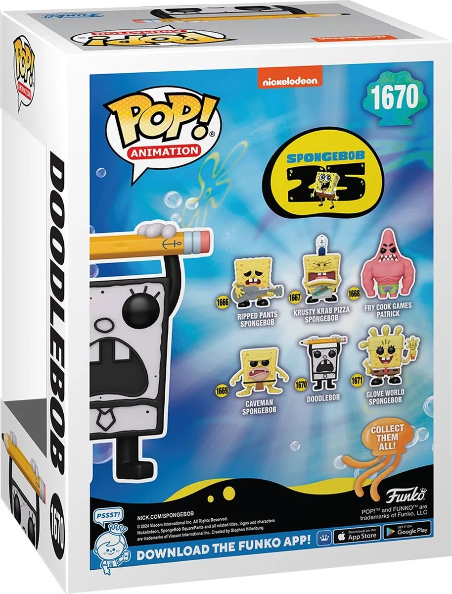 Funko Pop! Spongebob Doodlebob #1670 - afbeelding 2 van 4