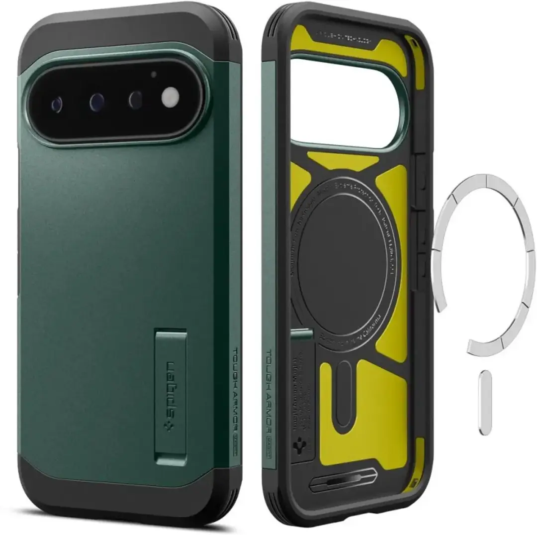 Spigen Tough Armor ACS11859 Hoesje - Google Pixel 11 Pro - Groen