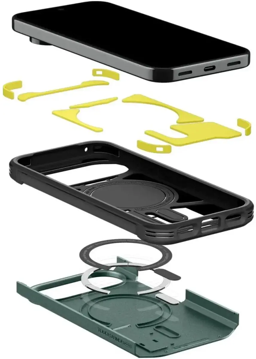 Spigen Tough Armor ACS11859 Hoesje - Google Pixel 11 Pro - Groen - afbeelding 6 van 6