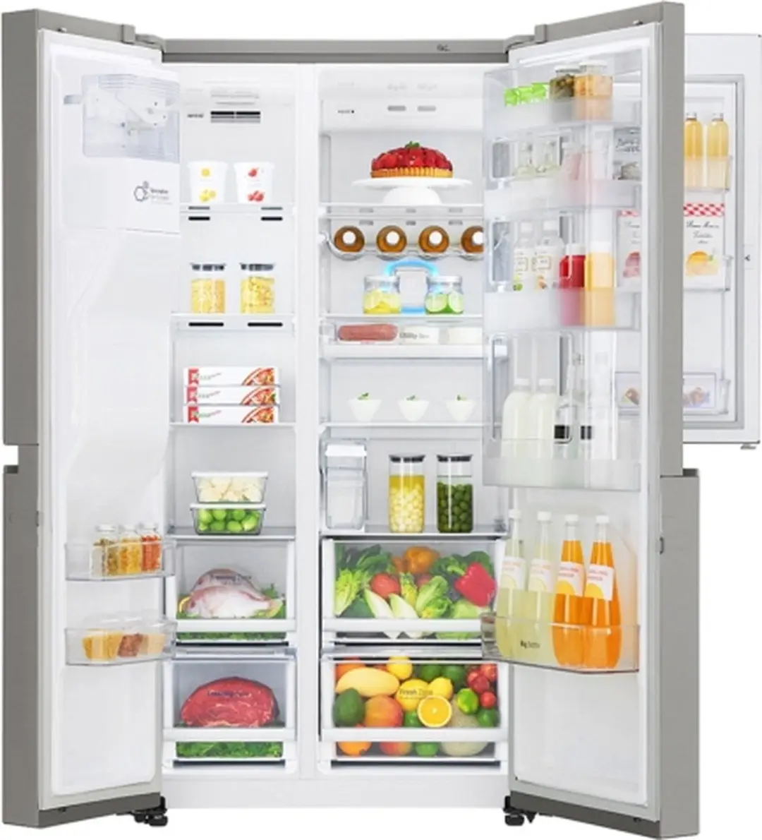 LG GSJ761PZUZ Koelkast - 625L - 4 Plateaus