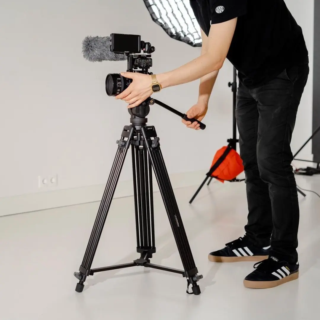 Caruba Videostar 180 Pro Videostatief D132622 - Zwart