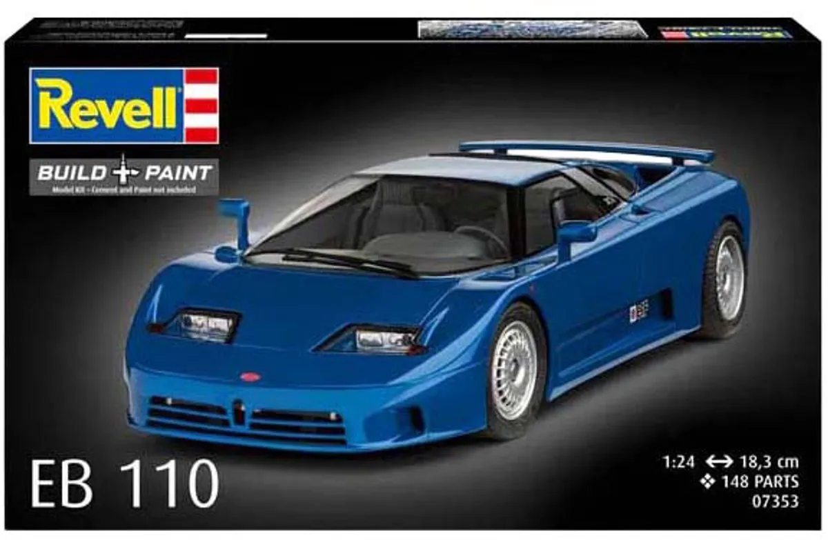 Revell 07353 Bugatti EB 110 Modelbouwpakket - 1:24 - Multi