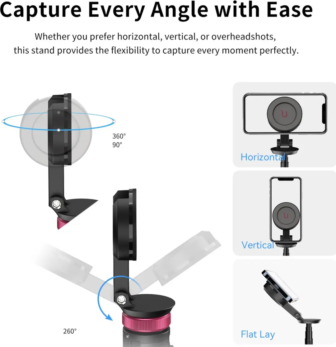 Ulanzi MT-84 Selfie Stick Statief - 153cm - MagSafe & Bluetooth