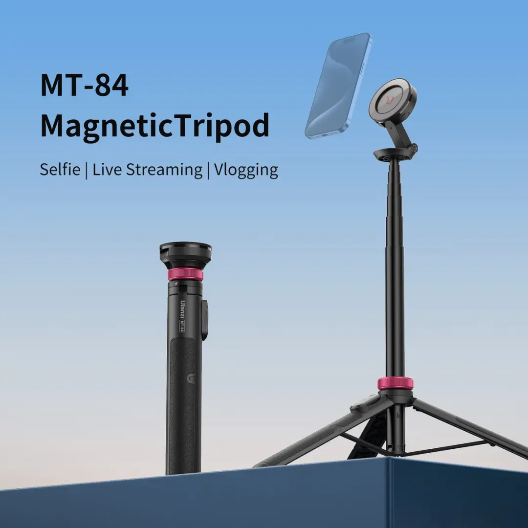 Ulanzi MT-84 Selfie Stick Statief - 153cm - MagSafe & Bluetooth